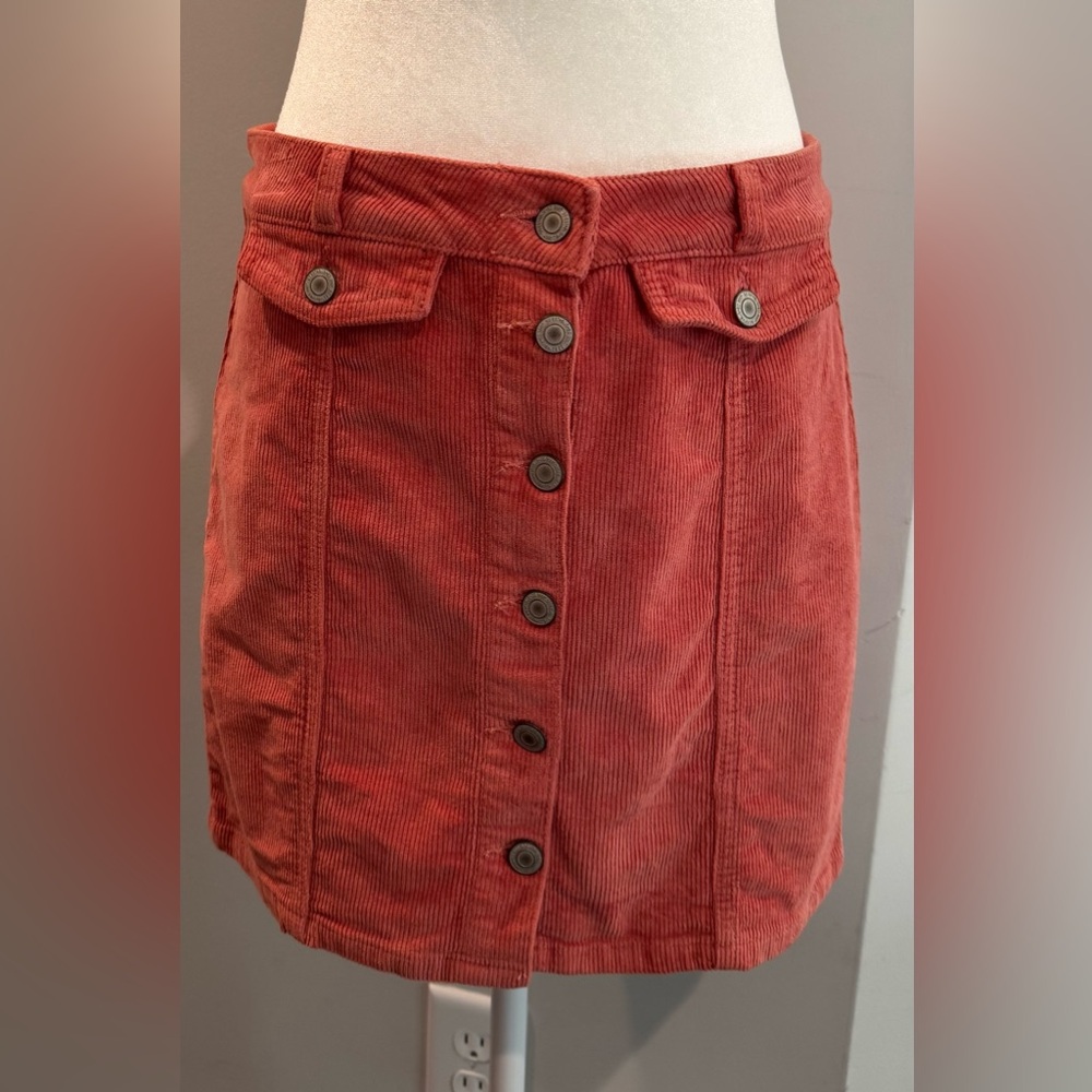 SO Red Mini Pencil Skirt Casual